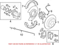 Rear Parking Brake Shoe for Chrysler 300, Dodge Durango, Magnum (OEM)