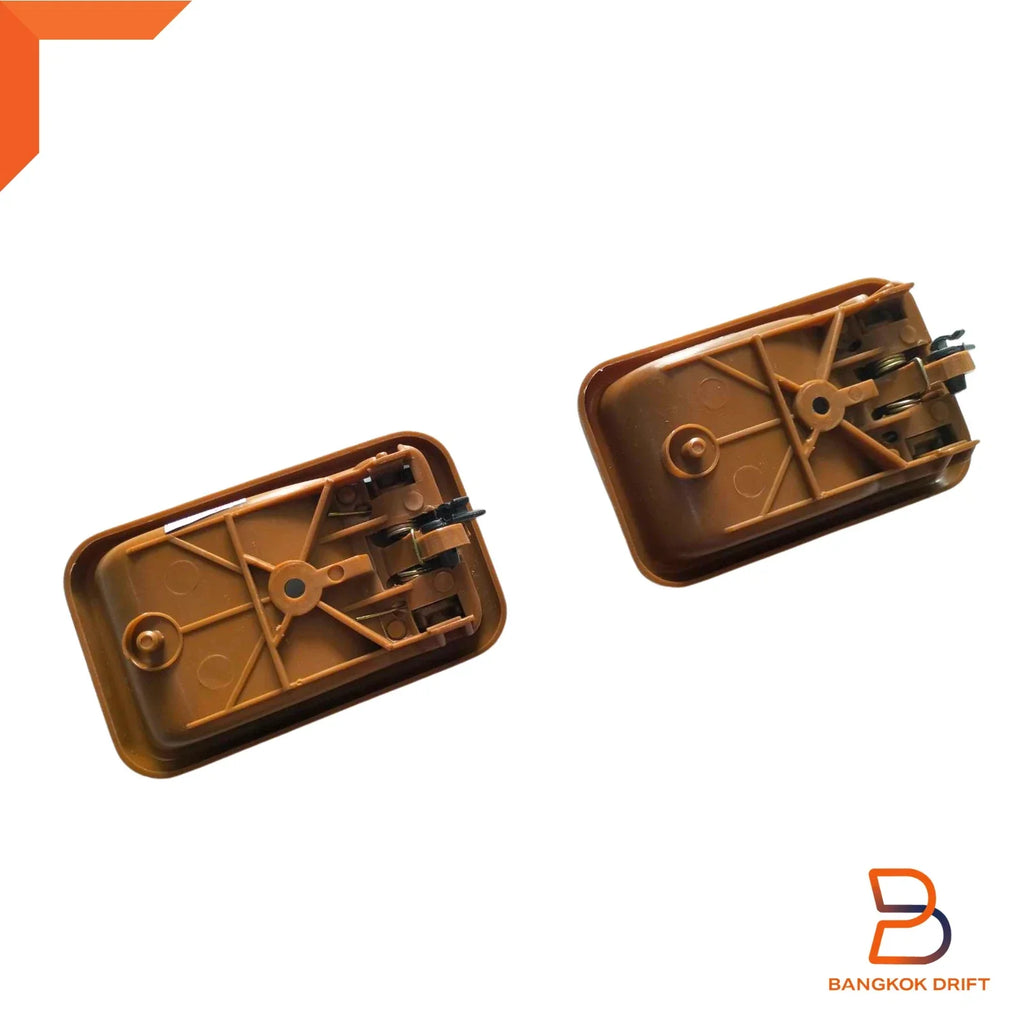 Brown Inner Door Handle Pair for Mazda B-Series Bravo (1985-1998)