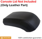 Center Console Armrest Cover for Ford Fiesta (2014–2019) Black Leather