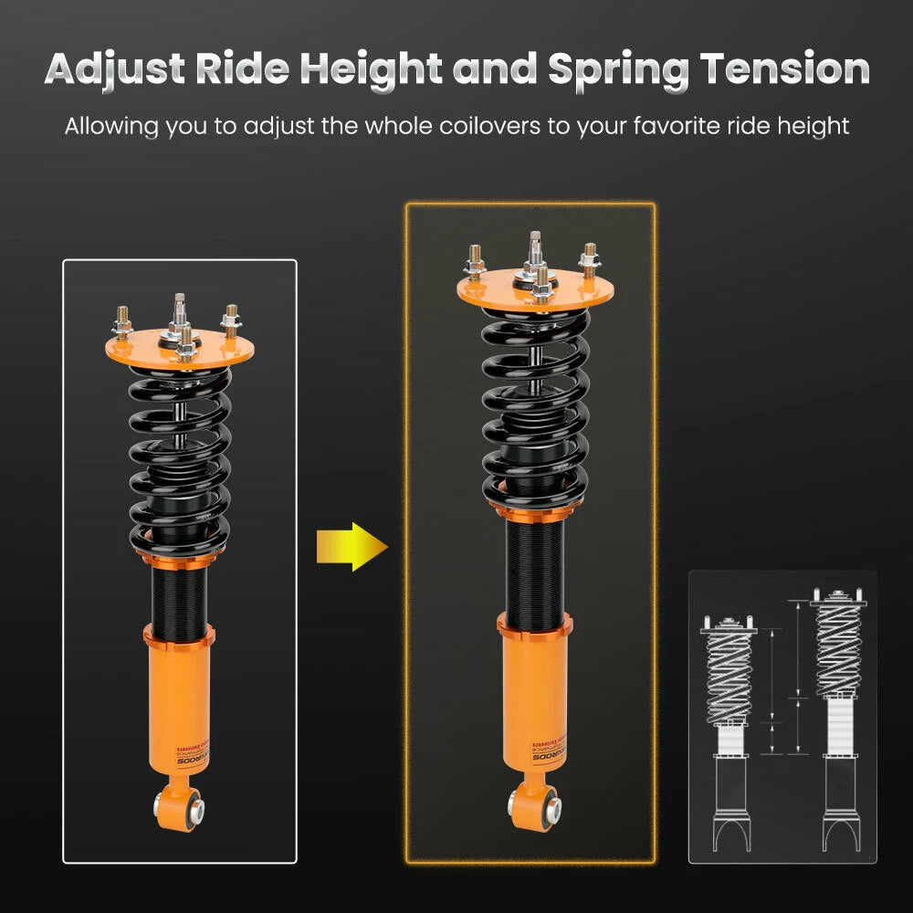 2X Adjustable Coilovers for Lexus LS400 (1990-1994)