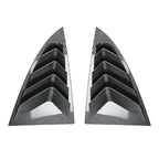 Carbon Fiber Rear Window Louver Cover Trim for Tesla Model Y (2020-2023)