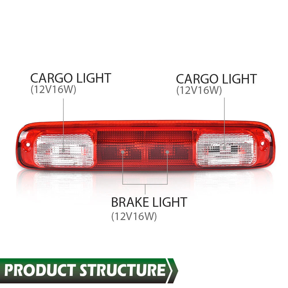 3rd Brake Tail Light Stop Lamp for Chevy Silverado GMC Sierra (1999–2007)