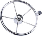 5-Spoke Stainless Steering Wheel for Marine (13.5 Inch)