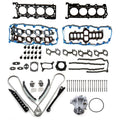 Water Pump Timing Chain Kit Head Gasket Set for Ford F-250 (1999)