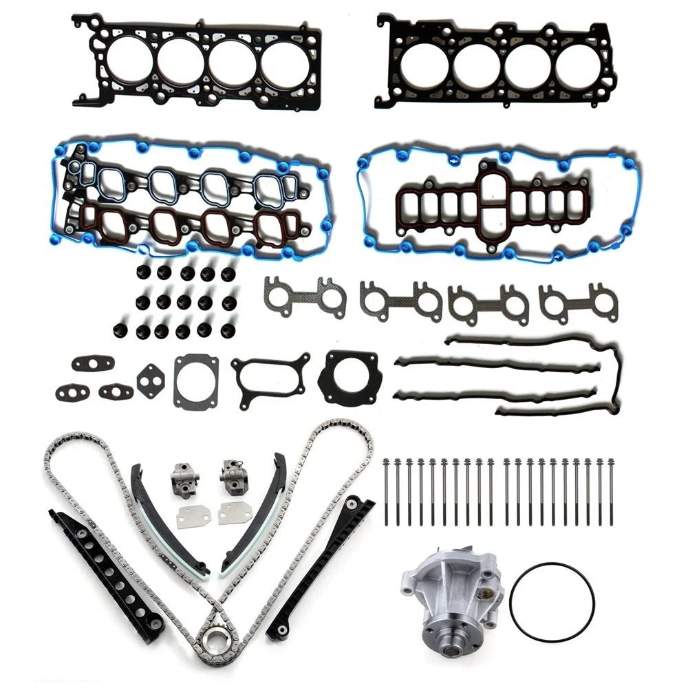 Water Pump Timing Chain Kit Head Gasket Set for Ford F-250 (1999)