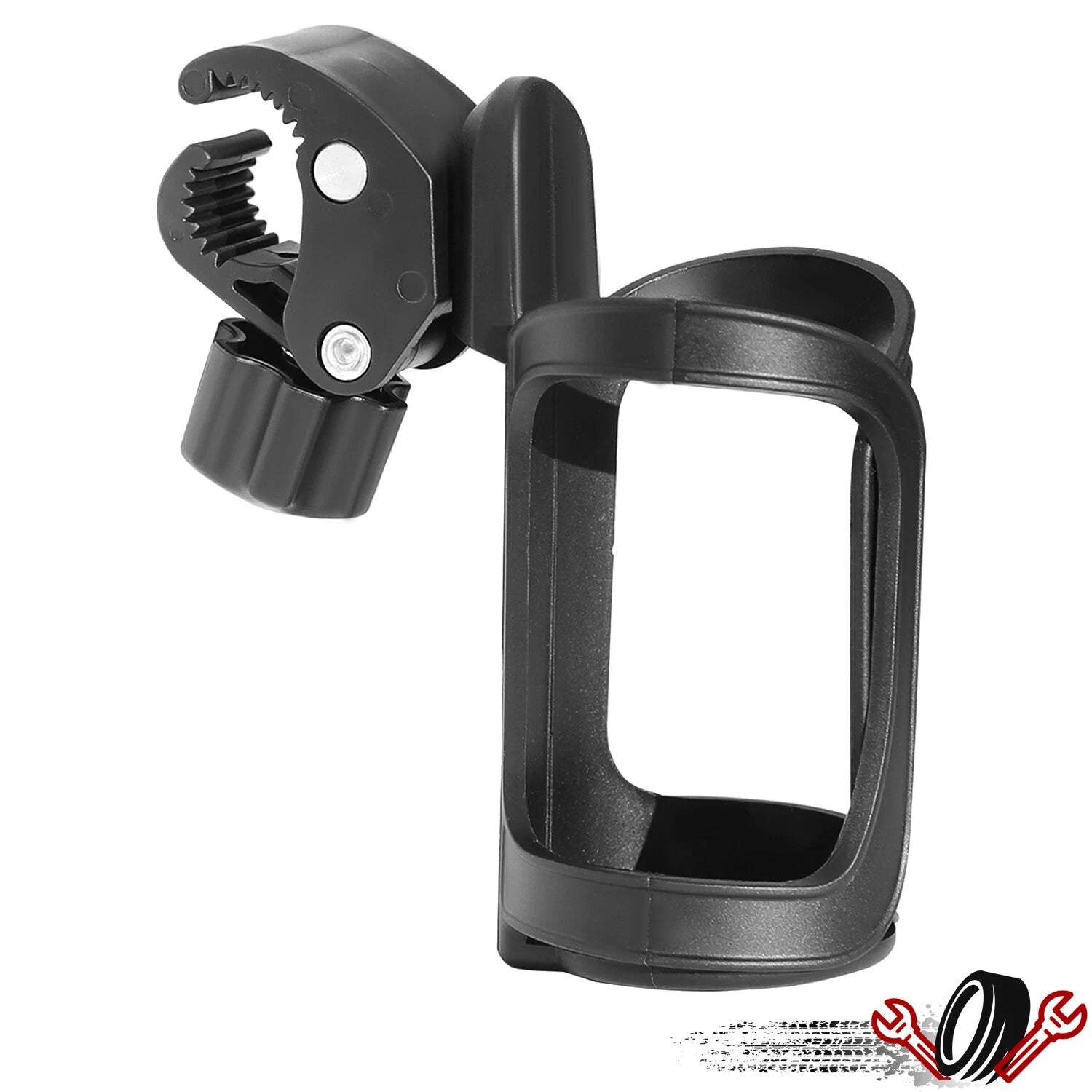 Universal 360° Bike Cup Holder for Wheelchair, Walker, Rollator, Stroller