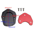 Kickstand Enlarger Plate Pad for Tiger Sport 660 (2022–2025) Red
