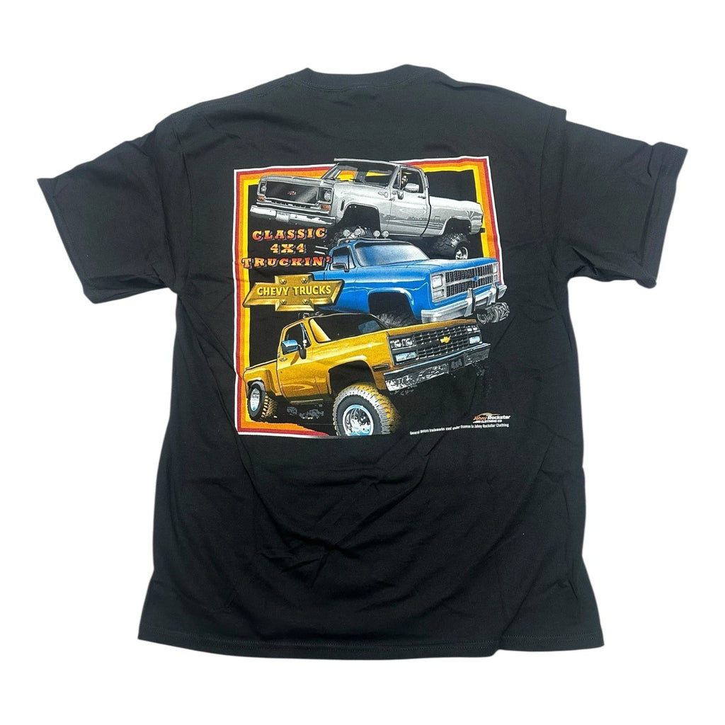 Black T-Shirt Licensed for Chevy Squarebody 4X4 (1973–1987)