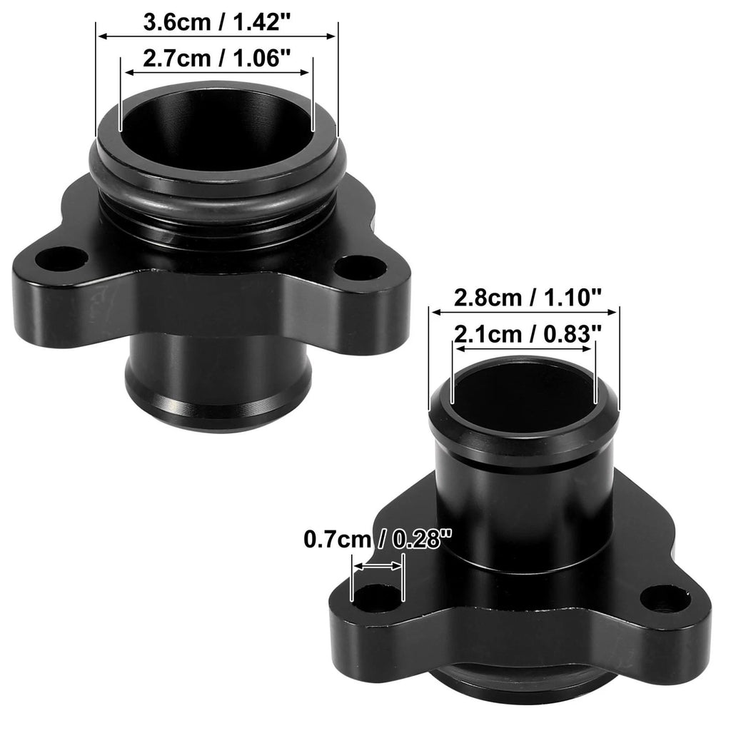 Water Hose Fitting Replacement Set for BMW 325i 335i 525i (2006–2013) 11537541992 747709943589