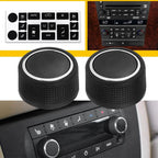 A/C Climate Control Knob Button Sticker Set of 2 for Cadillac Escalade
