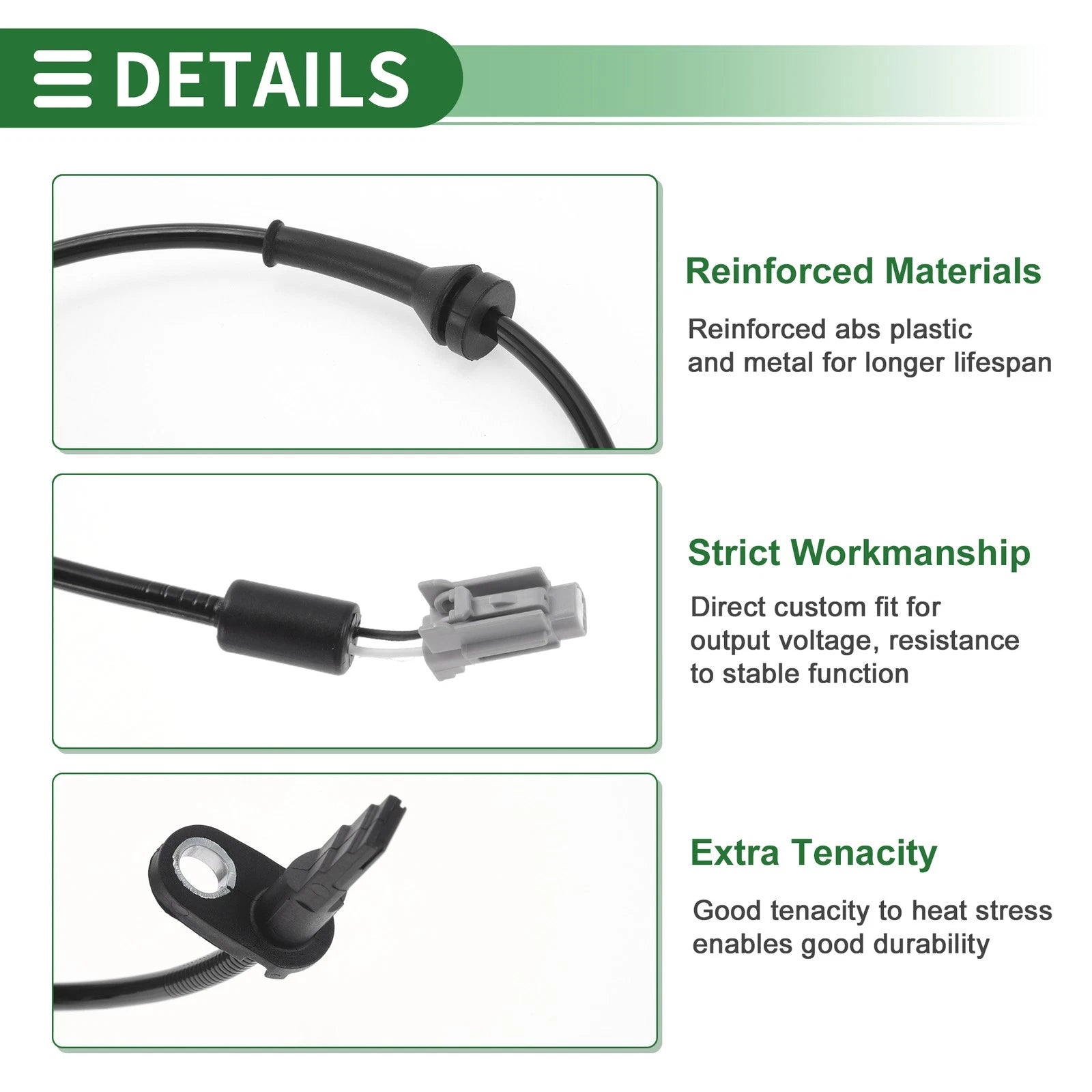 ABS Wheel Speed Sensor No. 47910JD000 for Nissan Qashqai (2007–2013)