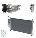 AC Compressor Kit with Condenser for Nissan Versa 1.8L (2009–2012)