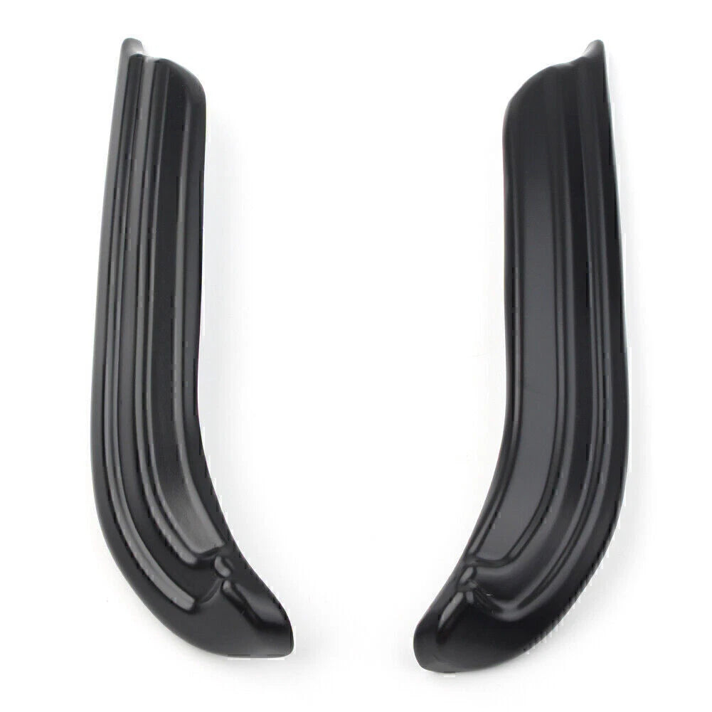 Louvered Swingarm Covers for Harley Touring Dresser (2009–2020) Black