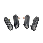 4Pc Outer Door Handle Set for Mitsubishi Pajero Montero (1992-2000) Black