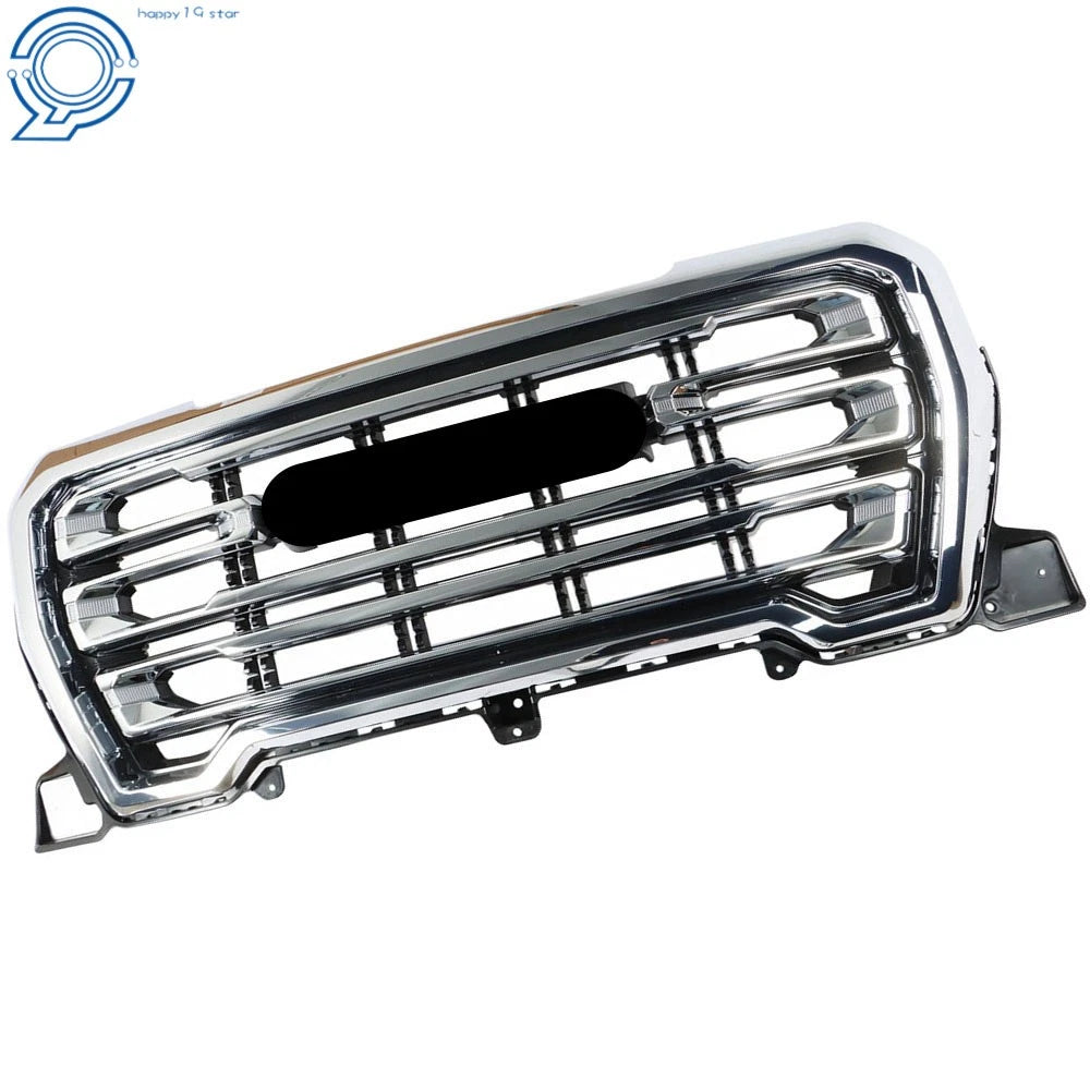 Front Hood Grille Assembly for GMC Sierra 1500 SLT (2019–2021) Chrome