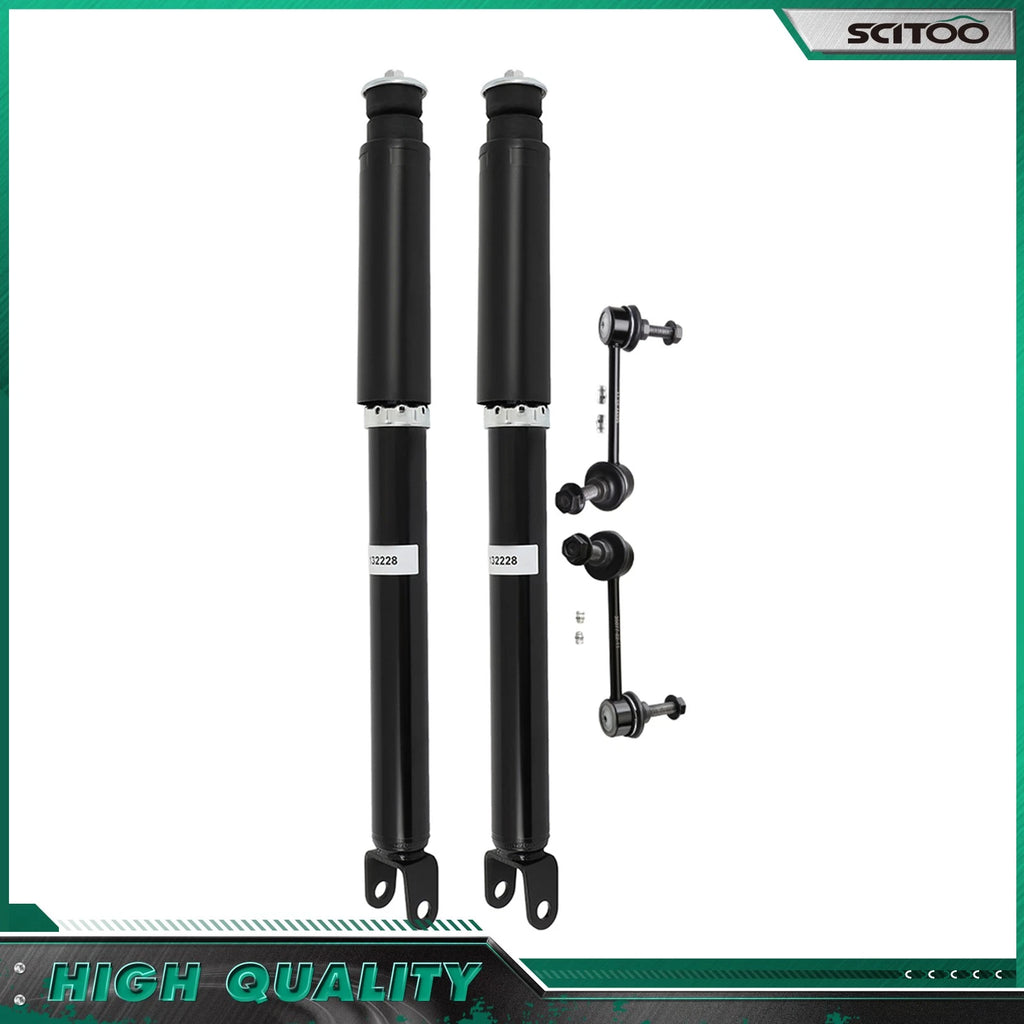 Set of 2 Rear Shock Absorbers Assembly & Sway Bar Links for Ford Explorer (2011–2018)