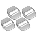 4 x Silver Stainless Steel Door Lock Protector Covers for Kia GT