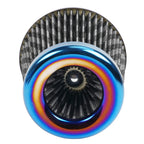 3" Blue High Flow Inlet Cold Air Intake Filter for Cars