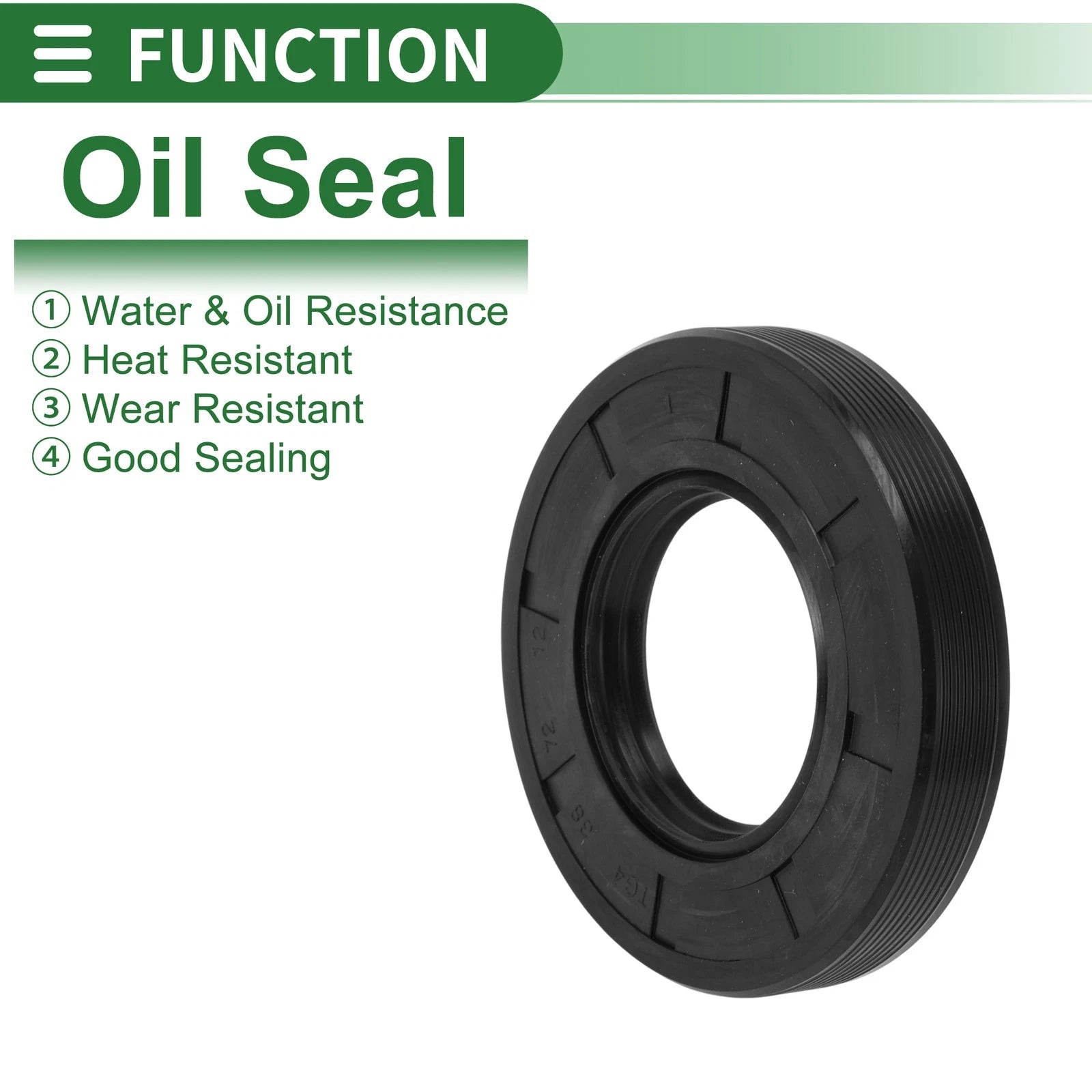 Oil Seal   - NBR Rubber 38x72x12mm