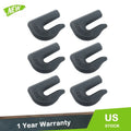 Set of 6 Weld On Grab Hooks for Heavy-Duty Applications (6600lbs Capacity)