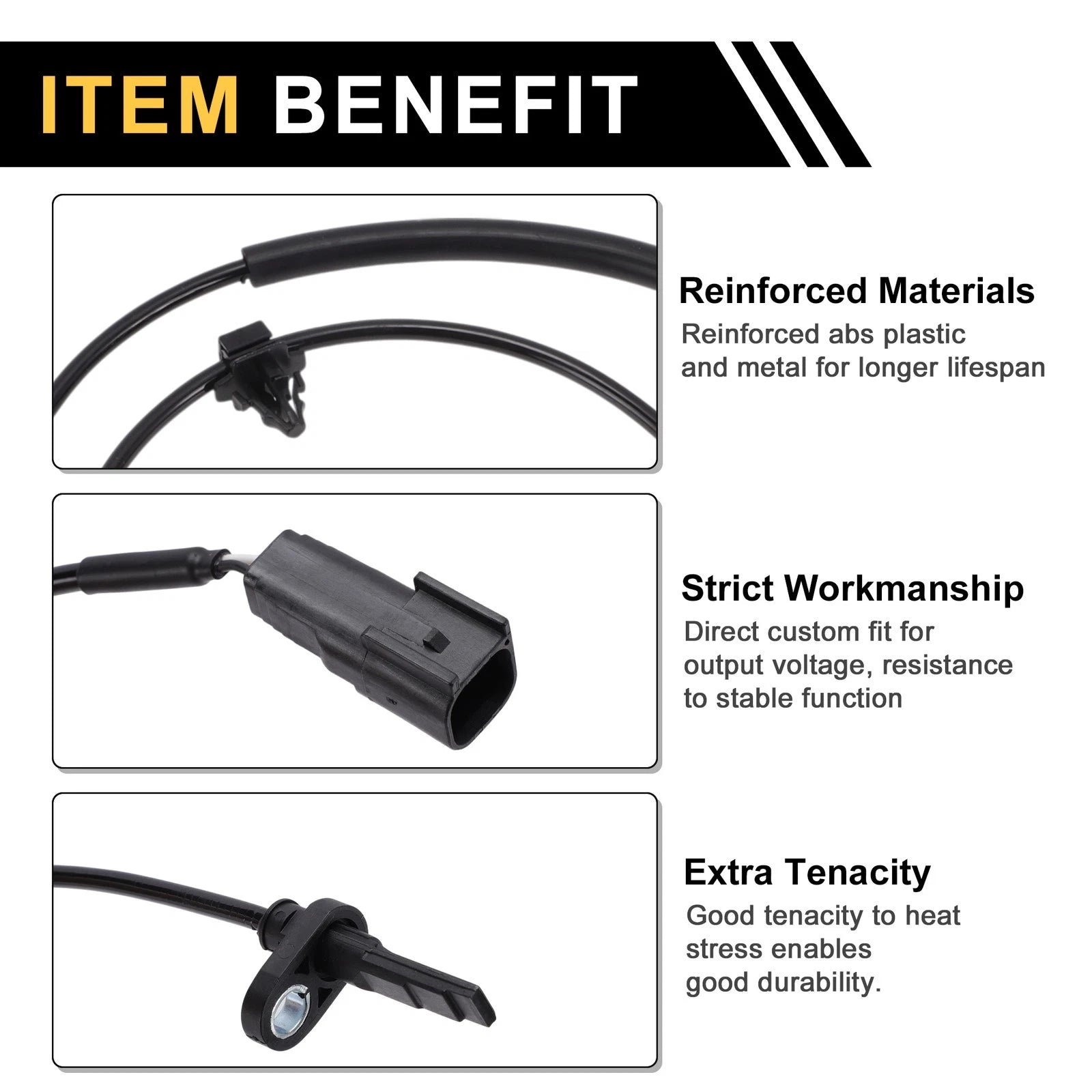 ABS Wheel Speed Sensor No.D10E4370X for Mazda CX-3 (2016–2021)