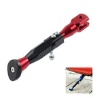 Adjustable Kickstand Foot for Motorcycle Universal (All Years) - Red