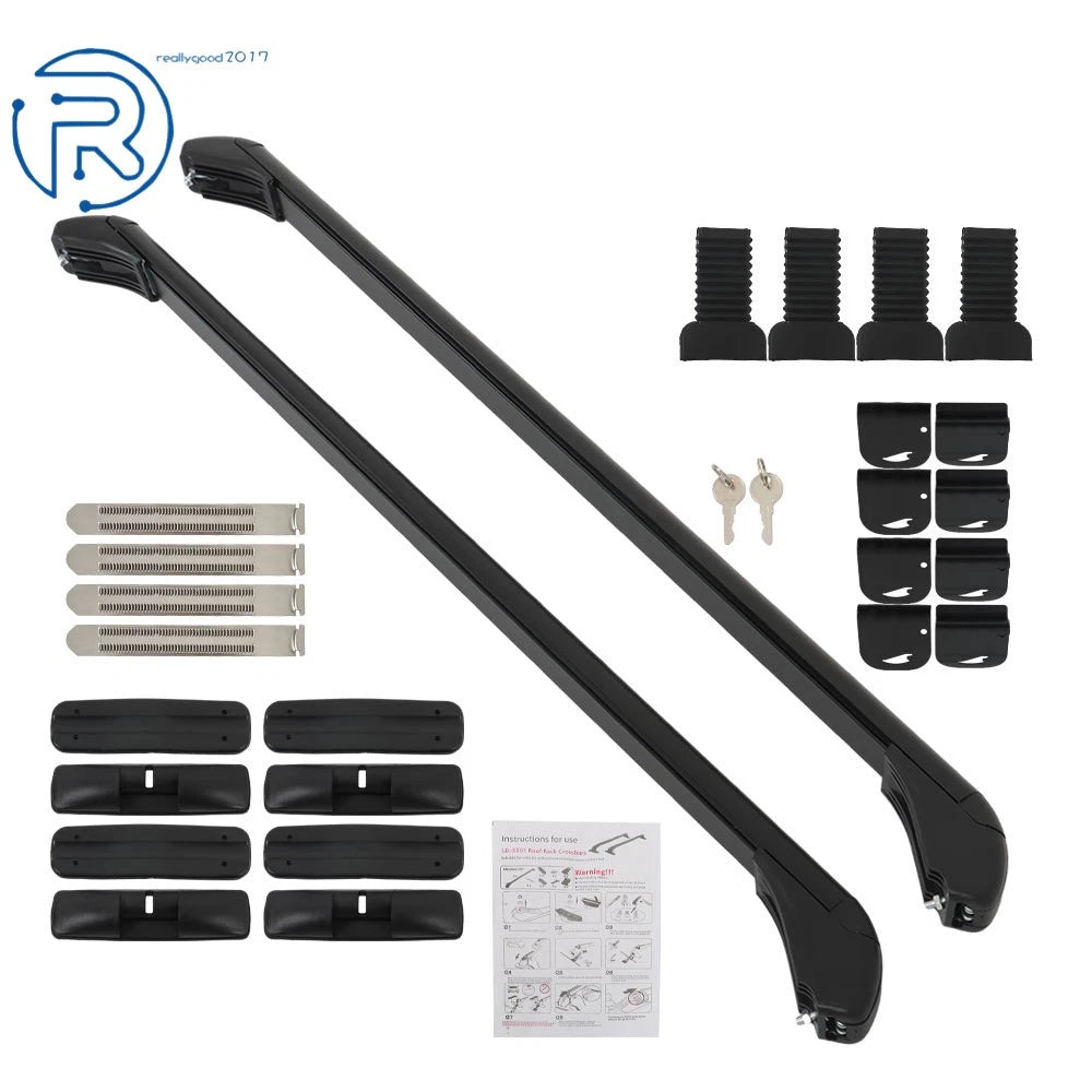 Adjustable Roof Rack Cross Bars for Car (43.3", Aluminum)
