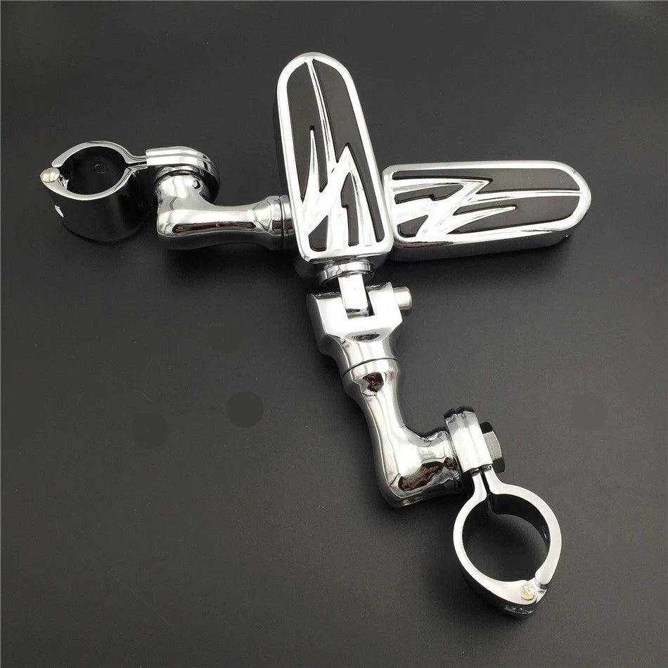 Adjustable FootPeg for Triumph Rocket/Suzuki (1-1/2" Chrome)