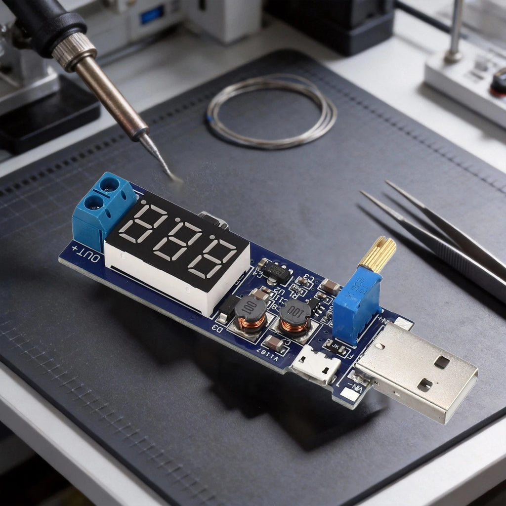 Adjustable USB Voltage Regulator Boost Converter 5V to 24V Output