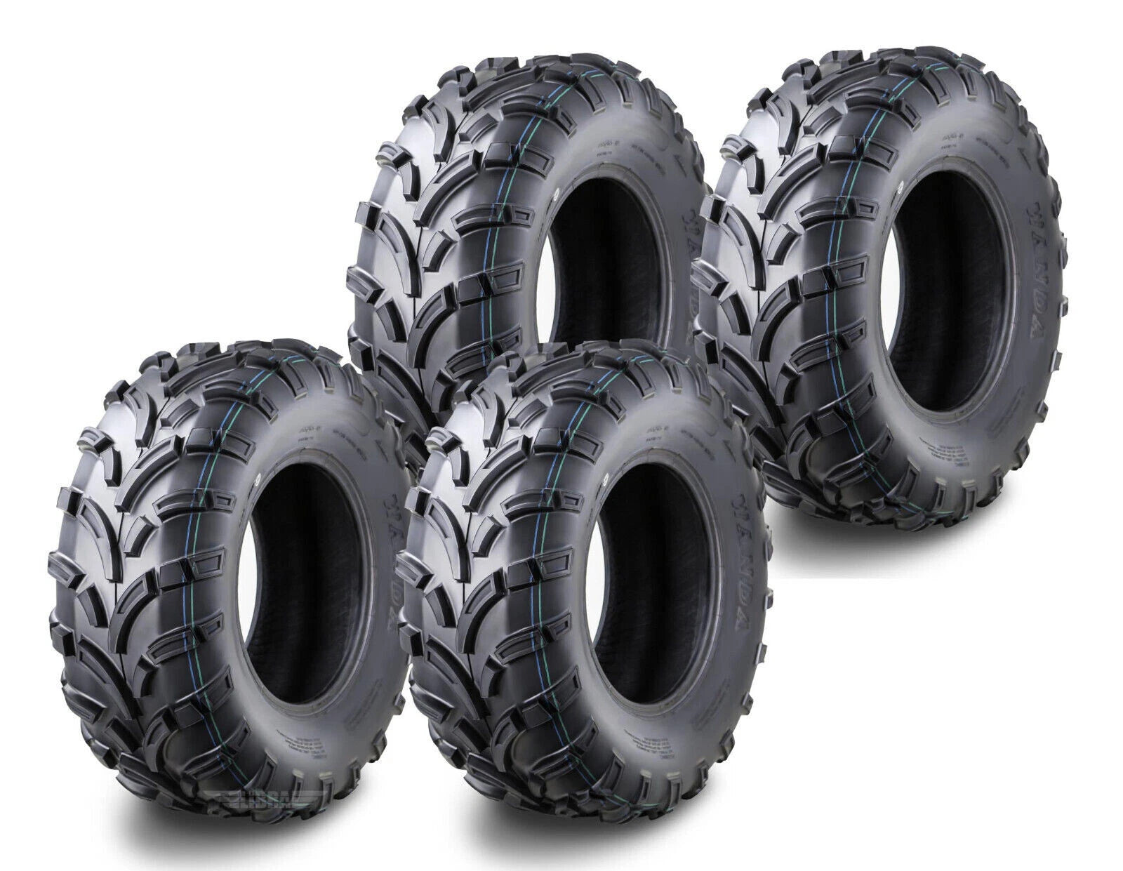 Set of 4 Wanda High Load ATV Tires 25x11-12 for Case-IH Scout XL (2011)