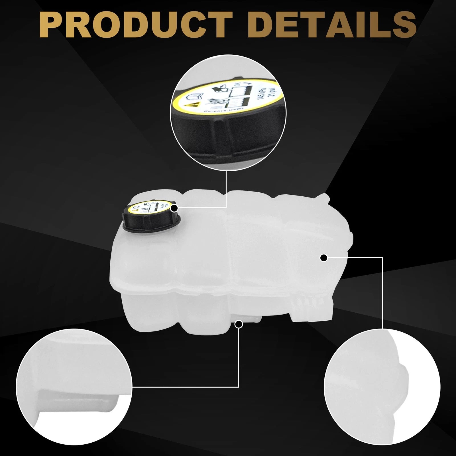 Radiator Coolant Reservoir Tank for Ford Escape (2013–2018)