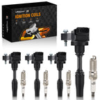 Set of 4 Ignition Coils & Iridium Plugs for Chevy Equinox 2.0L GMC Terrain