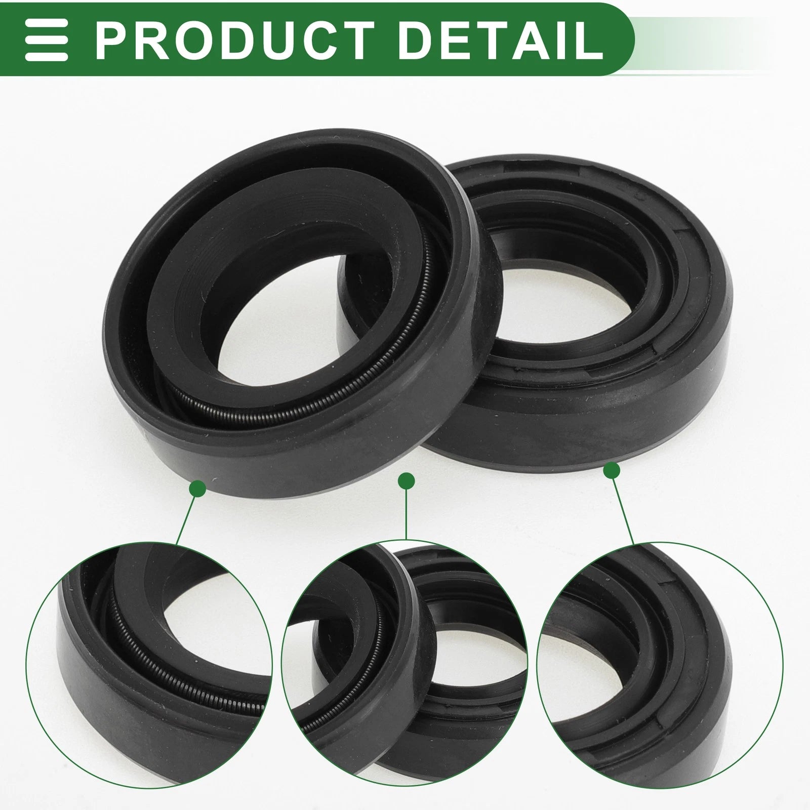 Set of 5 Oil Seal Rotary Shaft Seal NBR Rubber 15x26x7mm
