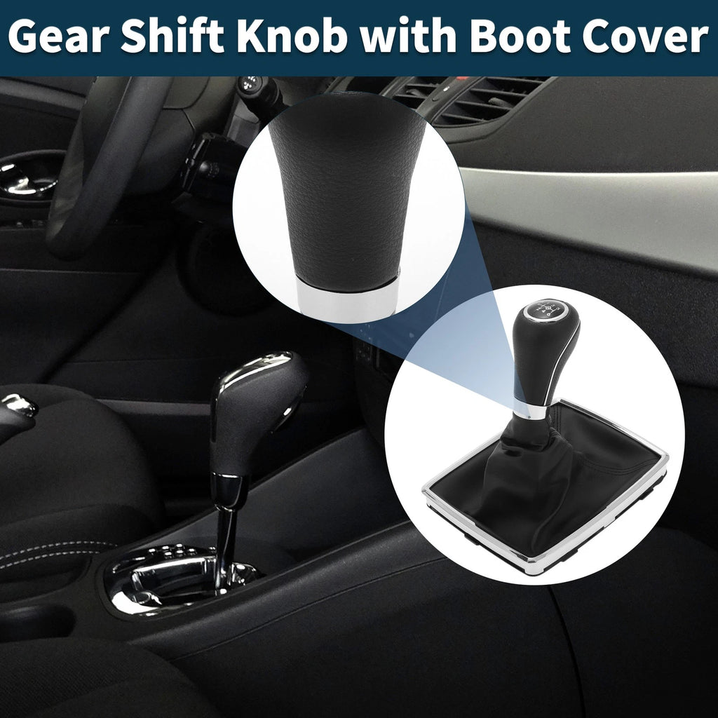 6 Speed Gear Shift Knob with Cover for Mercedes-Benz C-Class (2007–2021)