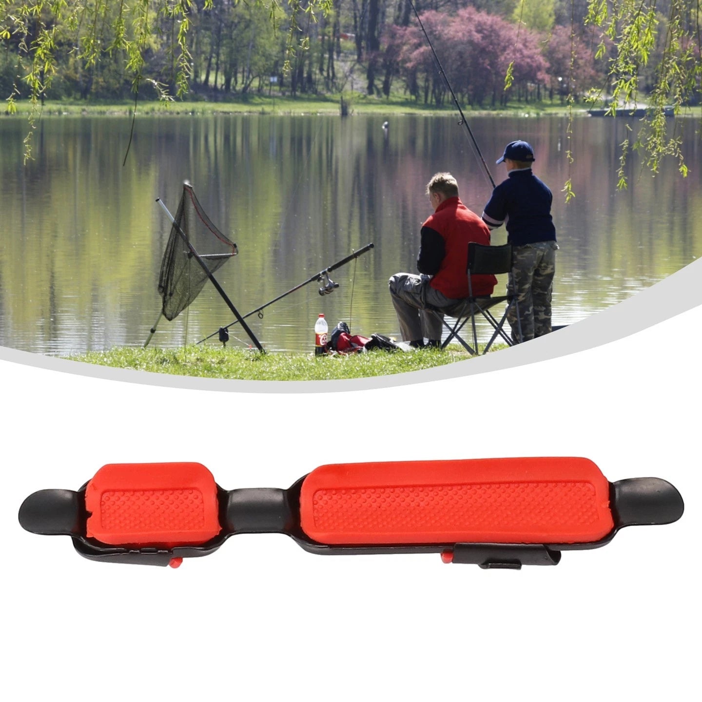 Fishing Reel Seat Rod Clip Accessory for Fishing Rods (Universal)