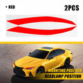 Red Headlight Overlay Tint Decal for Lexus IS350 IS300 IS500 (2021–2025)
