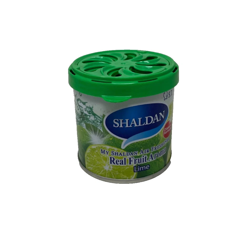 My Shaldan Lime Scent Air Freshener Gel Steel Can 2.8oz for Home Car Office