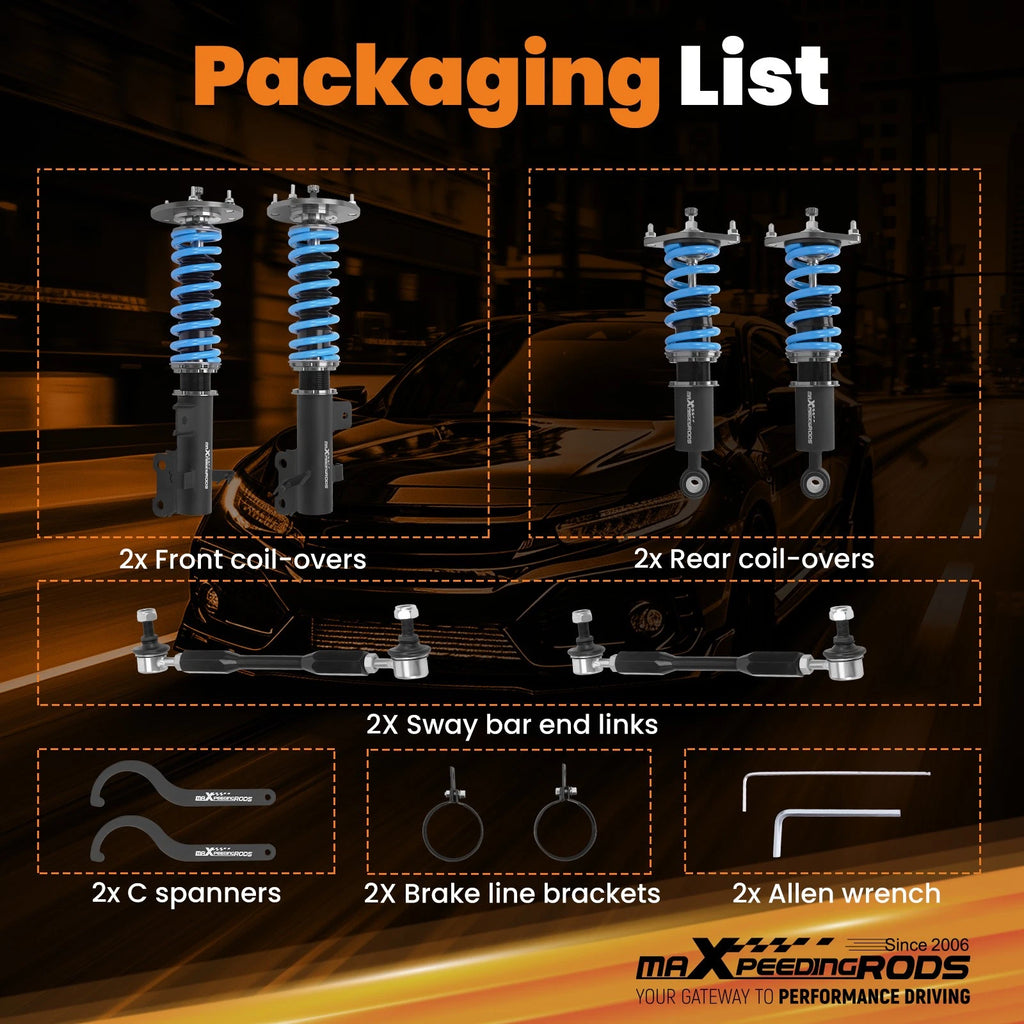Coilovers Lowering Kit for Honda CR-V RM1 RM3 RM4 (2012–2016)
