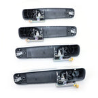 4 Pcs Door Handle Set Bright White for Ram 1500 2500 3500 (2019-2023)