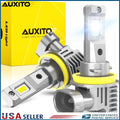 LED Headlight Bulbs Kit for H11 H8 (CANBUS, Super Bright 6500K)
