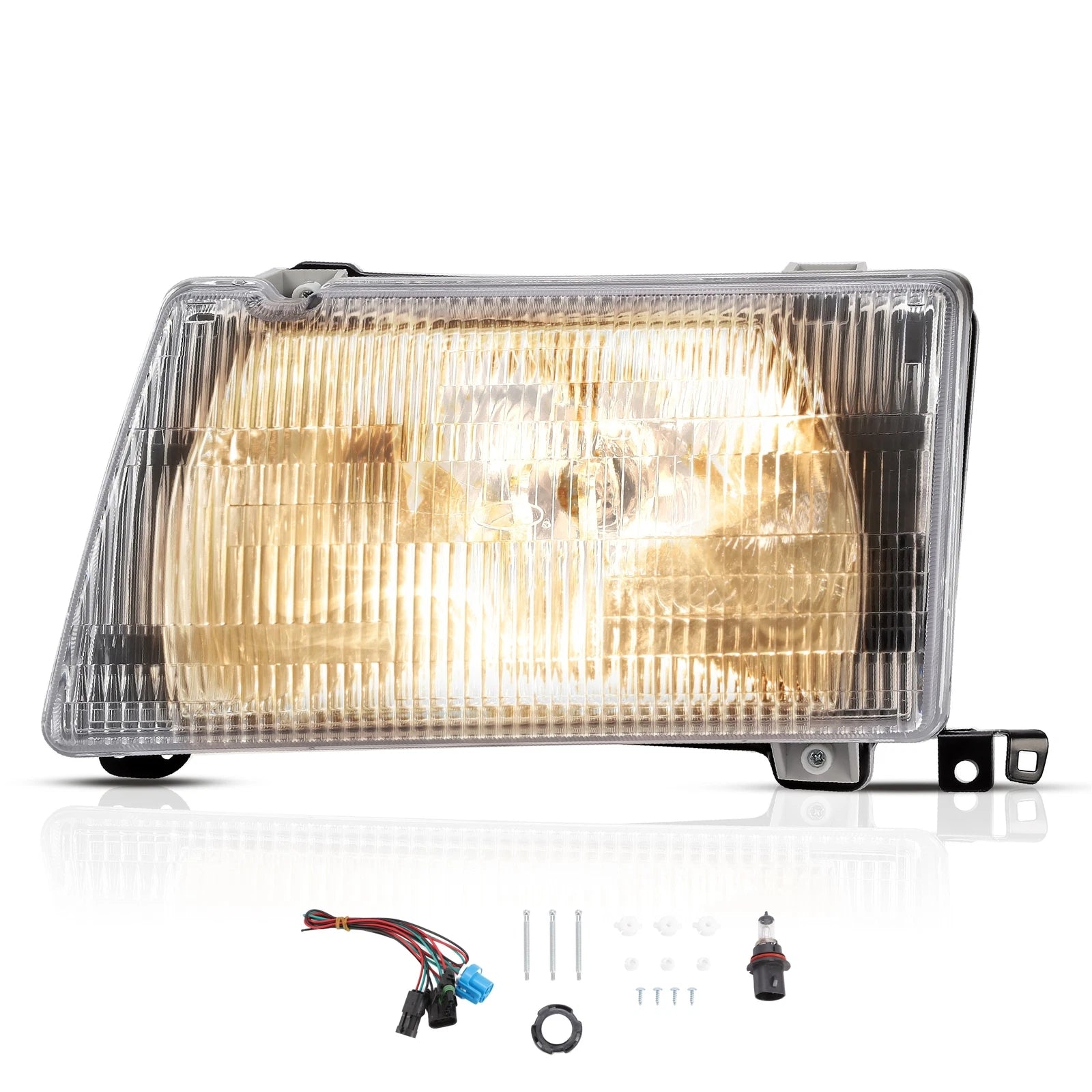Headlight Headlamp w/Bulb Driver Side Left for Peterbilt 375 385