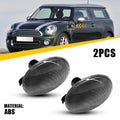 2X Clear Front Fender Side Marker Lamp Housing for MINI Cooper R55 R56 R57 R58 (2007–2015)