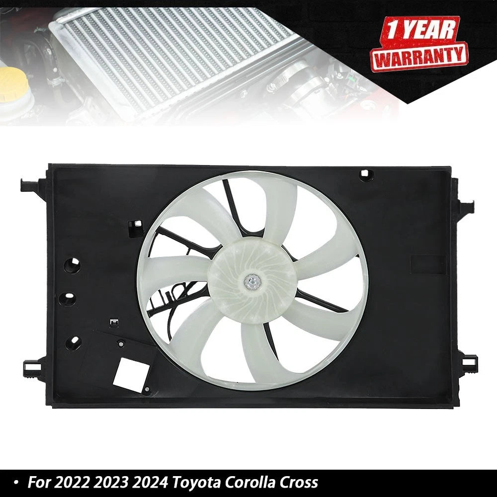 Radiator Cooling Fan Assembly for Toyota Corolla Cross (2022â2024)