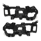 Front Bumper Bracket Set for GMC Sierra 1500 (2014–2015) Left+Right Black Steel