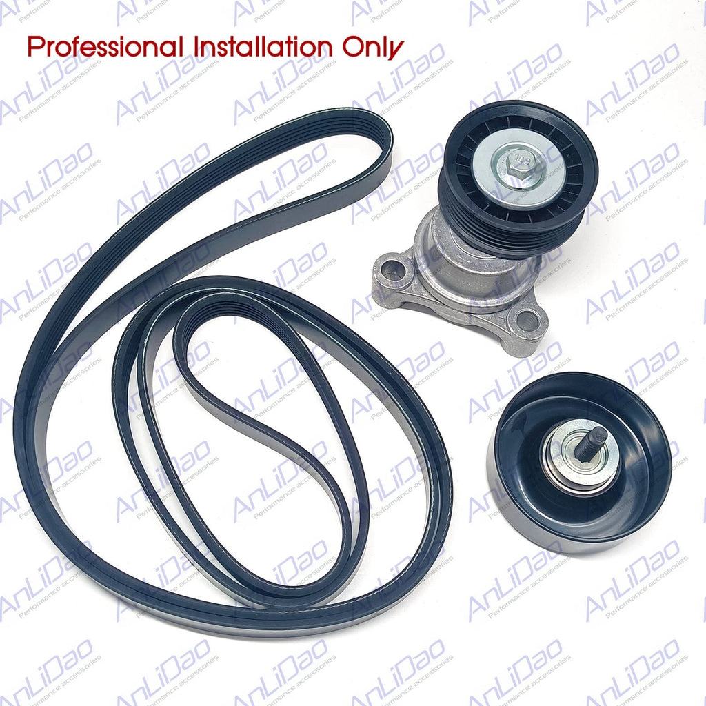 Alternator Drive Belt Kit for Volvo Penta 4.3L 5.0L 5.7L (Upgrade 3817287 3889124)