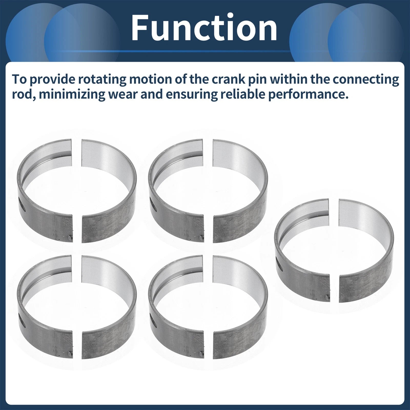 Main Bearing Set No.A2710330601 for Mercedes-Benz C200 (2003–2014)