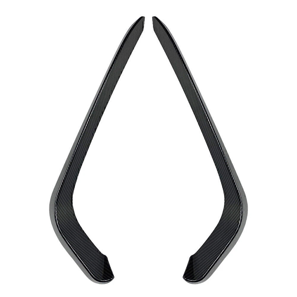 ABS Carbon Fiber Front Fog Light Lamp Strip Trim for VW Passat Variant (2017–2018)