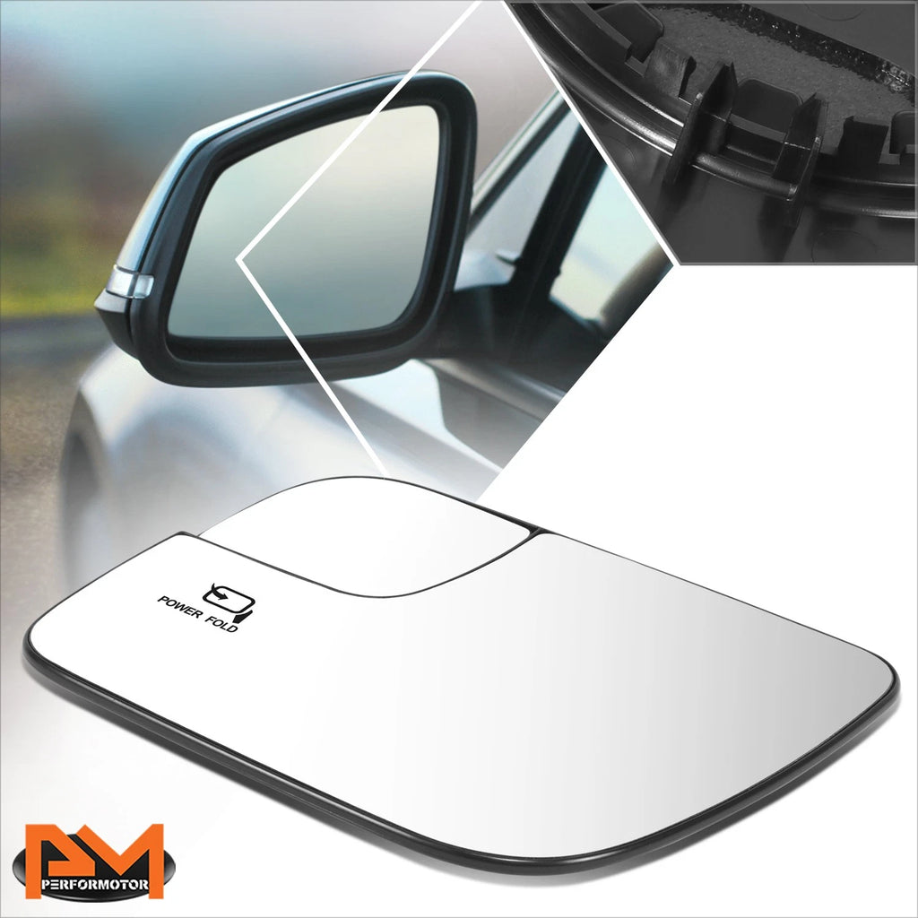 Power Fold Dual Driver Side Flat Mirror Glass for Ford Transit Connect (2014–2024)