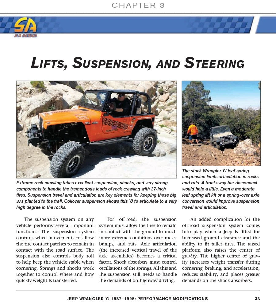Off-Road Performance & Modification Guide for Jeep Wrangler YJ (1987-1995)