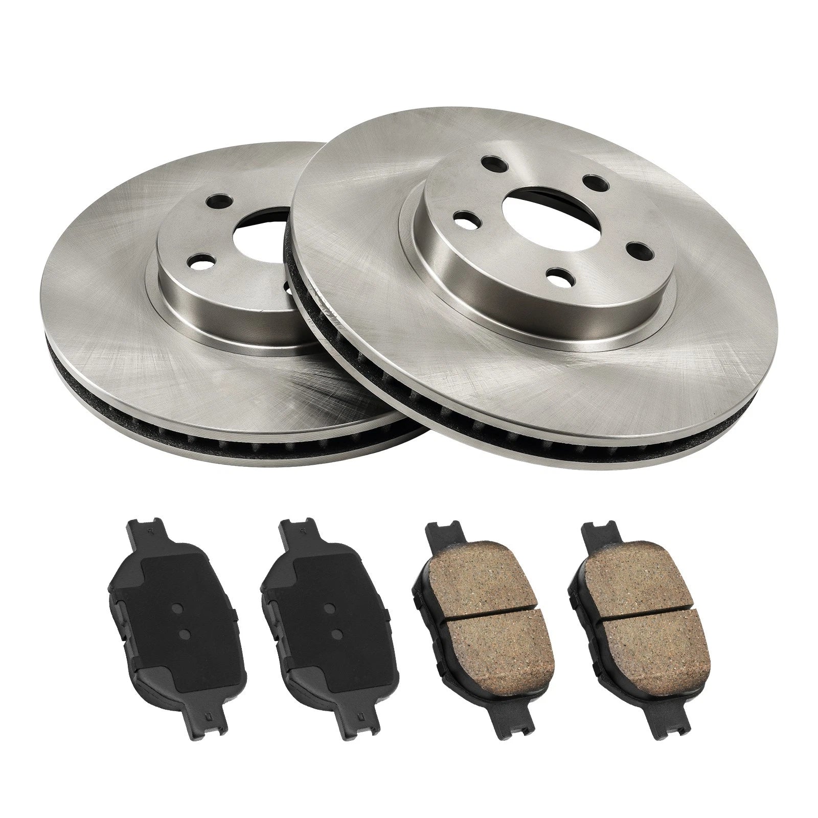 Brake Rotors and Ceramic Pads Kit Front for Toyota Celica 2002–2005